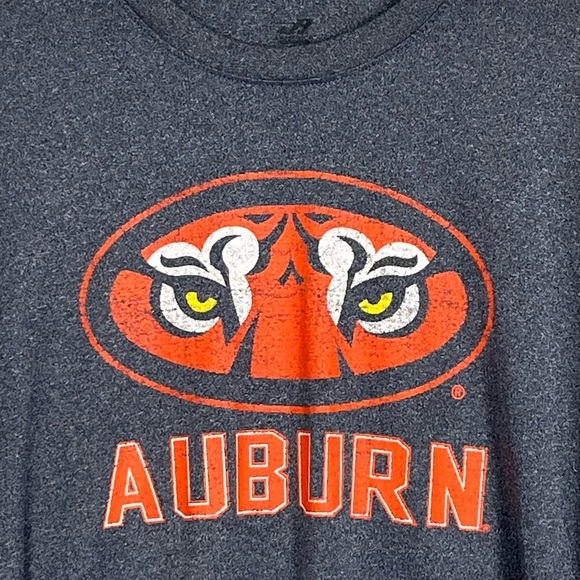 Auburn Tigers Long Sleeve Shirt Men’s Large Blue NCAA College Team Tee - Picture 3 of 9